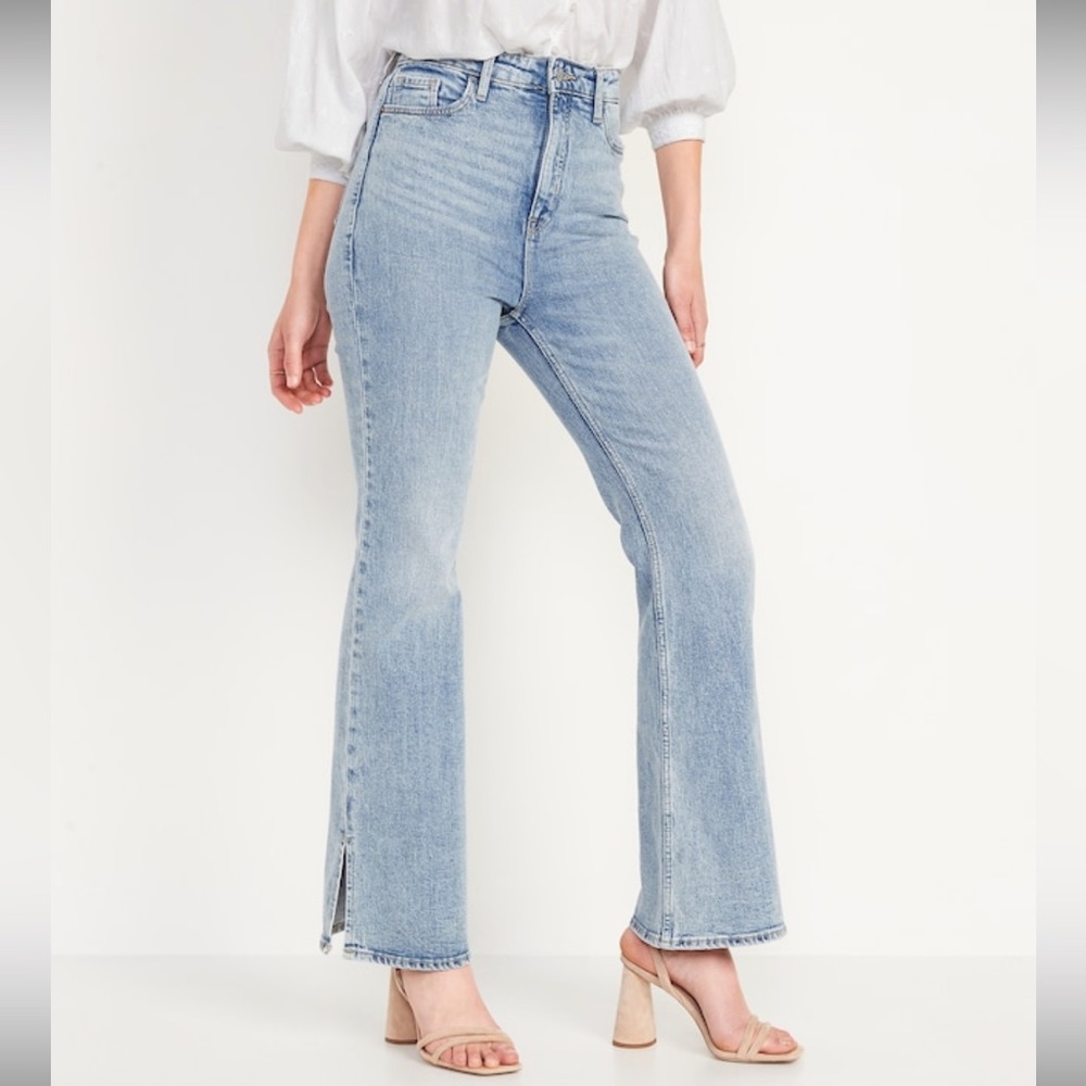 High-Waisted Flare Jeans